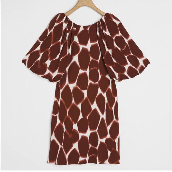 ✨ Anthropologie Giraffe Tunic Dress Sz M - Picture 4 of 6